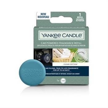 Náplň do difuzéru YANKEE CANDLE Car Powered Clean Cotton