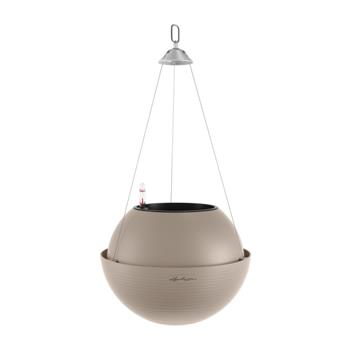 Květináč koule závěsný BOLA set písková 32cm