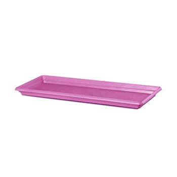 Podmiska pod truhlík plastová FESTONE sv.růžová 45cm