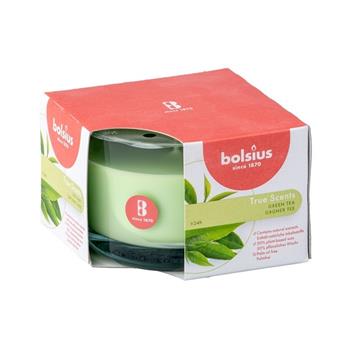 Svíčka vonná sklo BOLSIUS Green Tea 9cm