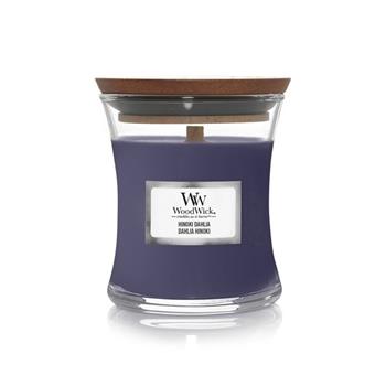 Vonná svíčka WoodWick Hinoki Dahlia 85g