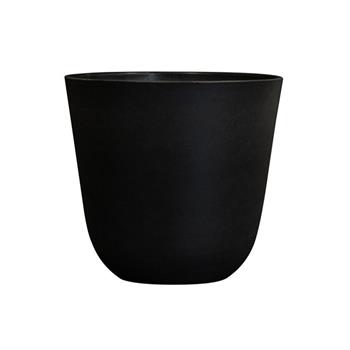 Obal kulatý PALERMO plastový černý 17cm