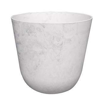 Obal kulatý plastový PALERMO bílý 30cm