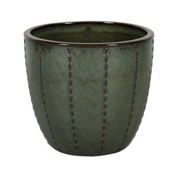 Květináč keramický glazovaný SEOUL 10-01DA zelený 48cm